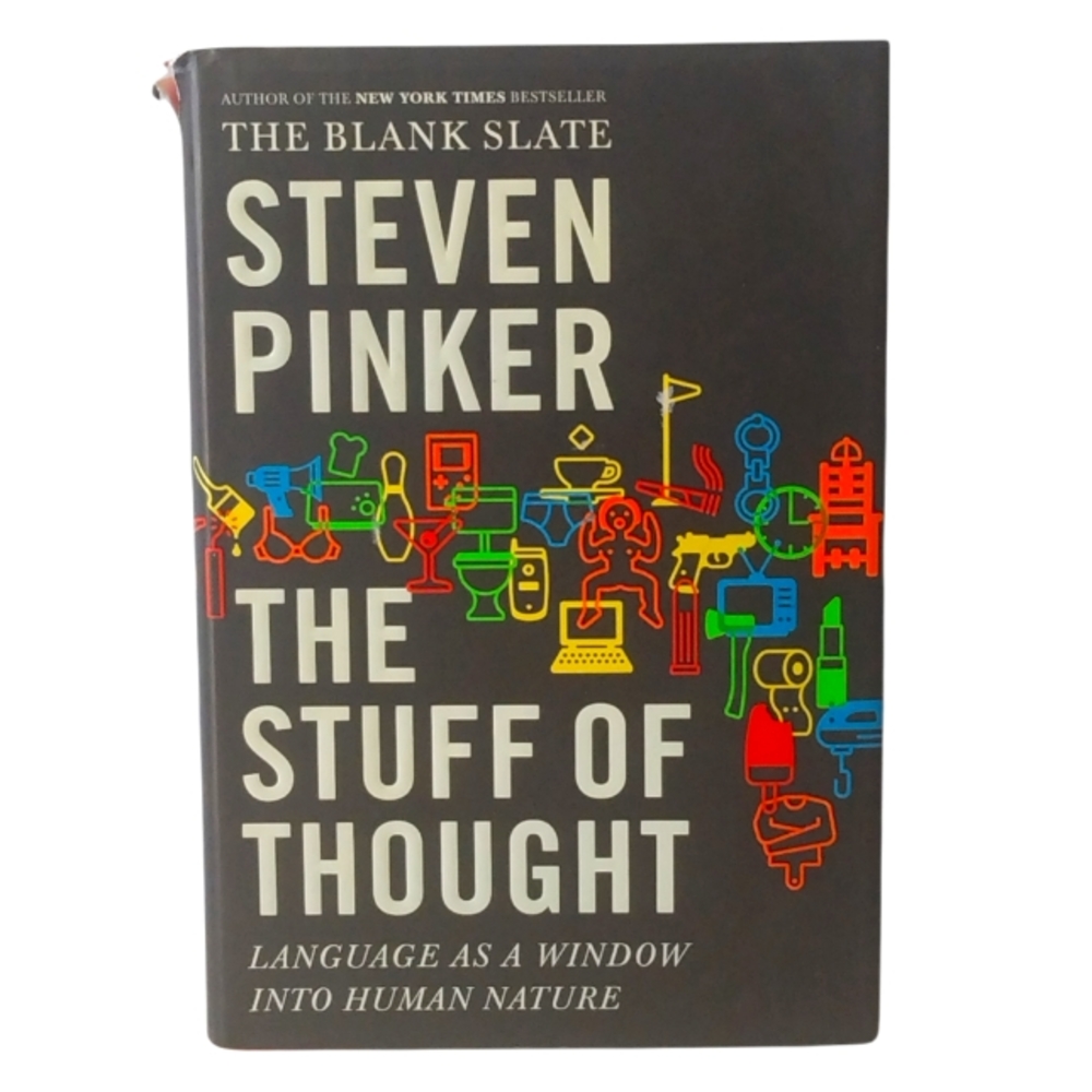 The Blank Slate non fiction book- "The Stuff of Thought". Hardback.